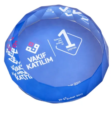 Cam Kağıt Ağırlığı ED1136 / 80MM