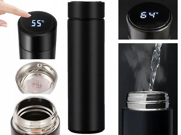Thermos with LED Temperature Indicator 450ML