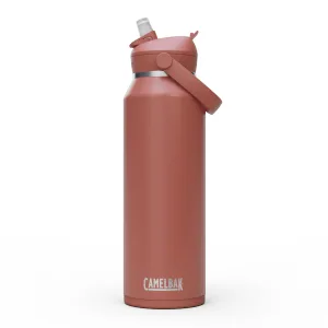 Thrive™ Flip Pipetli 40 oz Şişe, Yalıtımlı Paslanmaz Çelik