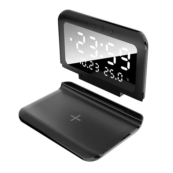 WIRELESS CHARGING DEVICE W65 (DESKTOP CLOCK-ALARM) — detail