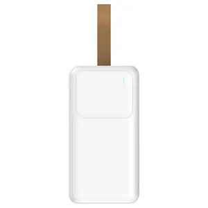 ED276  S-link G310 30000mAh 2*USB+Type-C+Micro Beyaz Taşınabilir Pil Şarj Cihazı Powerbank