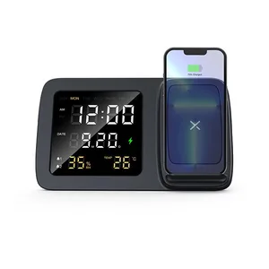 KABLOSUZ SARJ CİHAZI  (IŞIKLI LOGO,ALARM SAAT)