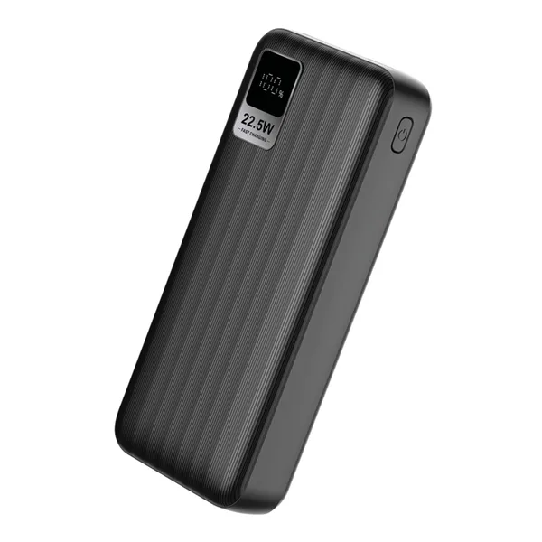 S-link G230 20000mAh Micro+Type-C+USB PD20W+QC3.0 18W Black LCD Portable Battery Charger Powerbank — detail
