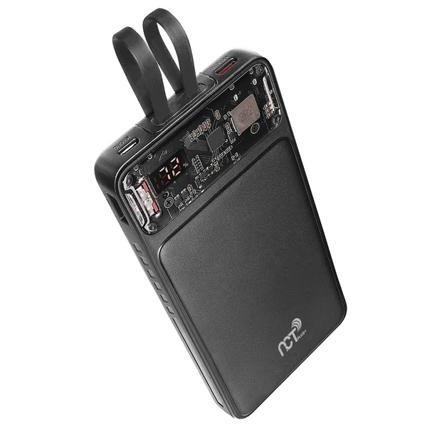 Hytech H50 5000mAh Magsafe 15W PD20W+HSC22.5W Siyah Taşınabilir Pil Şarj Cihazı Powerbank – Model 1 — detay