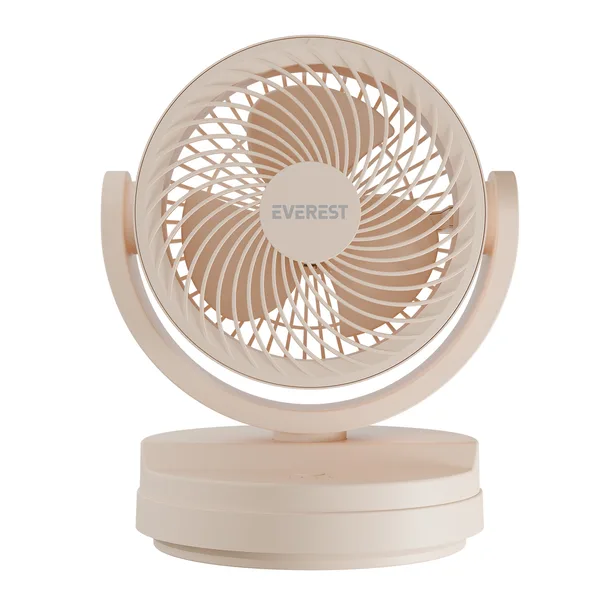 Everest  3 Kademeli USB Masaüstü ve Duvar Tipi Fan