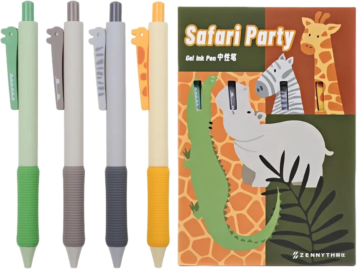 Zennyth Safari Jel Kalem (4’lü paket)