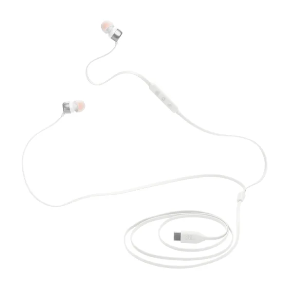 JBL Tune 310C, USB-C In-Ear Headphones, White — detail