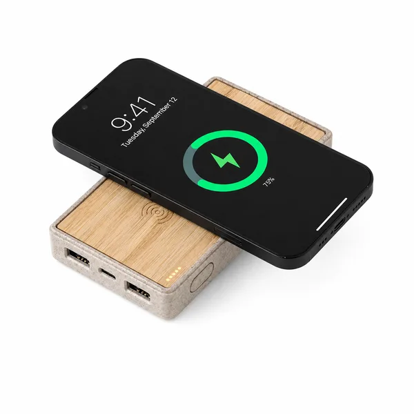 Powerbank 10000 mAh Bambu Wireless Mobil Şarj Cihazı