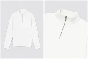 Çeyrek Fermuarlı Süper Yumuşak Sweatshirt