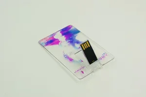 Klasik Döner Plastik Kart USB Flash Bellek ED021