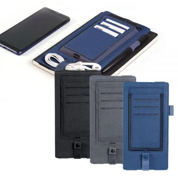 ED222 Wireless Şarj Özellikli Defter Kılıfı 