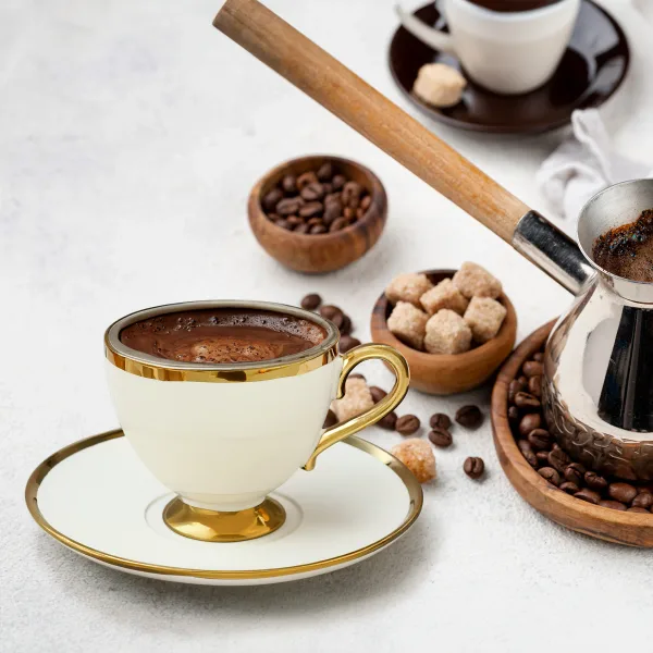 Porcelain Cup Gift Set — detail