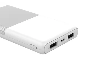 ED285  S-link IP-GL10 10000mAh Powerbank Beyaz Taşınabilir Pil Şarj Cihazı
