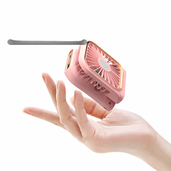 Taşınabilir Boyun Askılı Mini Vantilatör – USB Şarjlı El Fanı (Katlanabilir & Güçlü Rüzgar)