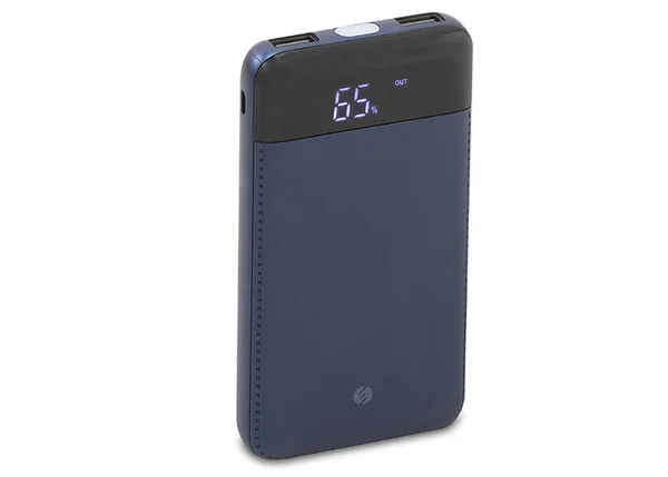 ED284  S-Link Swapp SWP-58 10000mAh Powerbank Led Göstergeli Mavi Taşınabilir Pil Şarj Cihazı