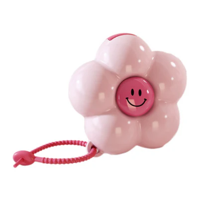 Flower-Patterned Portable Pill Box — detail