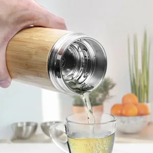 ED25  Bambu Çelik Termos 450 ML