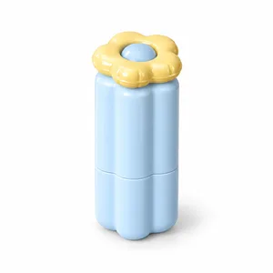 Çiçek Başlıklı Açık Mavi Stick Ambalajı – 5 g