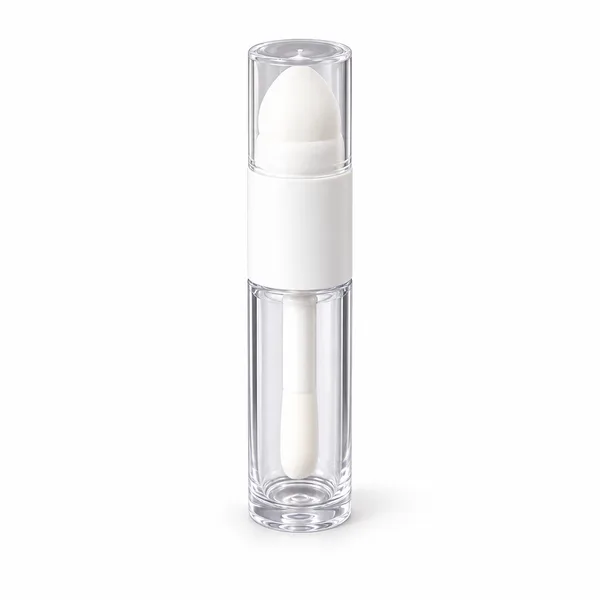 Çift Aplikatörlü Şeffaf Likit Makyaj Ambalajı – 11 ml
