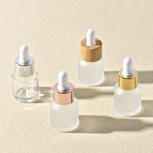 Yuvarlak Omuzlu Cam Damlalıklı Şişe – 15 ml