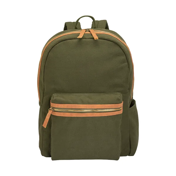 Demi Design Milano Isola BPK Recycled Canvas Laptop Backpack (detail)