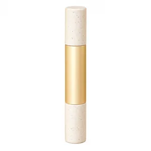 Benekli Kapaklı Altın Çift Uçlu Balm Ambalajı – 3 + 3 g