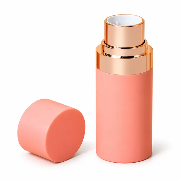 Rose Gold Detaylı Şeftali Stick Ambalajı – 6 g (detay)