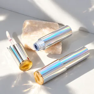 Dalgalı Kapaklı Holografik Lip Gloss Ambalajı – 3 ml