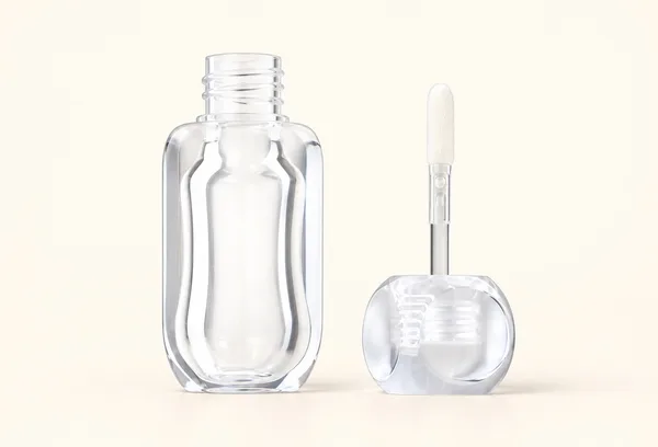 Yuvarlatılmış Şeffaf Lip Gloss Ambalajı – 6 ml (detay)