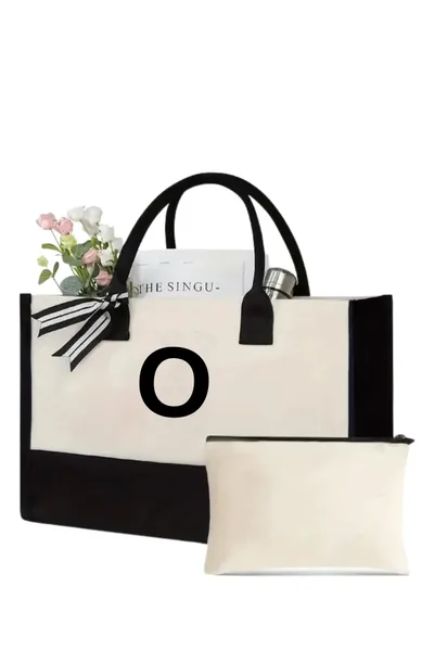 Canvas Beach Bags — detail