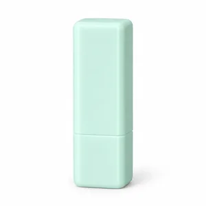 Mint Renkli Yuvarlatılmış Kare Ruj Ambalajı – 3,5 g