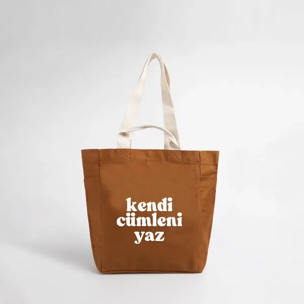 Fulique Kendi Cümleni Yaz Bez Çanta
