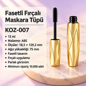 Fasetli Fırçalı Maskara Tüpü 12 ml
