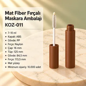 Mat Fiber Fırçalı Maskara Ambalajı 7–10 ml