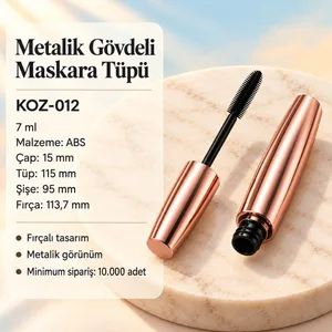 Metalik Gövdeli Maskara Tüpü 7 ml