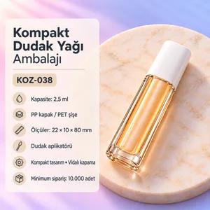 Kompakt Dudak Yağı Ambalajı 2,5 ml