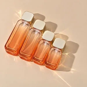 Kare Kapaklı Beyaz Losyon ve Serum Şişesi