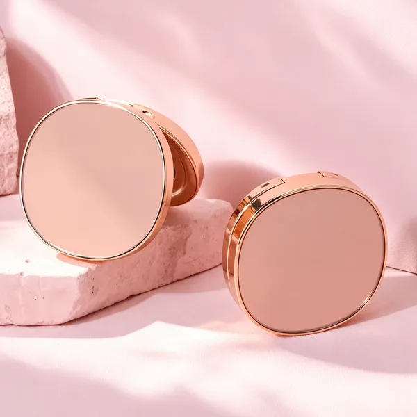 Rose Gold Çerçeveli Manyetik Kompakt Pudra Kutusu – 6 g