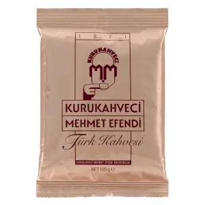 Geleneksel Motifli Türk Kahvesi Fincanı & Bakır Cezve & Türk Kahvesi Hediye Seti