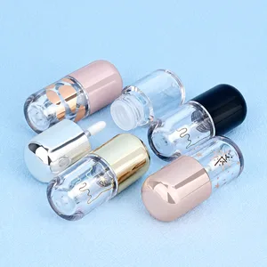 Metalik Yuvarlak Kapaklı Mini Lip Gloss Ambalajı – 4 ml