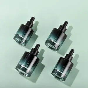 Siyah Geçişli Cam Damlalıklı Şişe – 30, 40 ve 50 ml