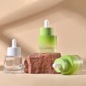 Asimetrik Boyunlu Cam Damlalıklı Şişe – 30 ml