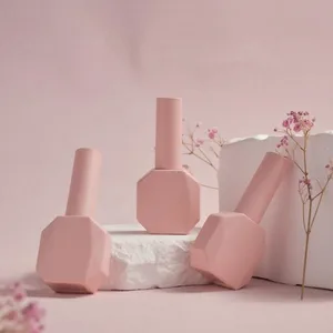 Sekizgen Yüzeyli Cam Oje Şişesi
