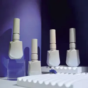 Konik Fasetli Cam Oje Şişesi