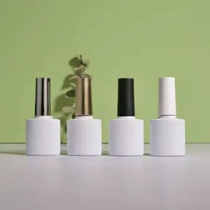 Silindirik Fırçalı Cam Oje Şişesi