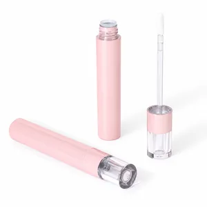 Şeffaf Uçlu Pembe PETG Lip Gloss Ambalajı – 5 ml
