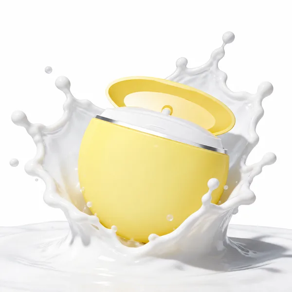 Yuvarlak HDPE Sıkılabilir Güneş Kremi Şişesi – 50 ml