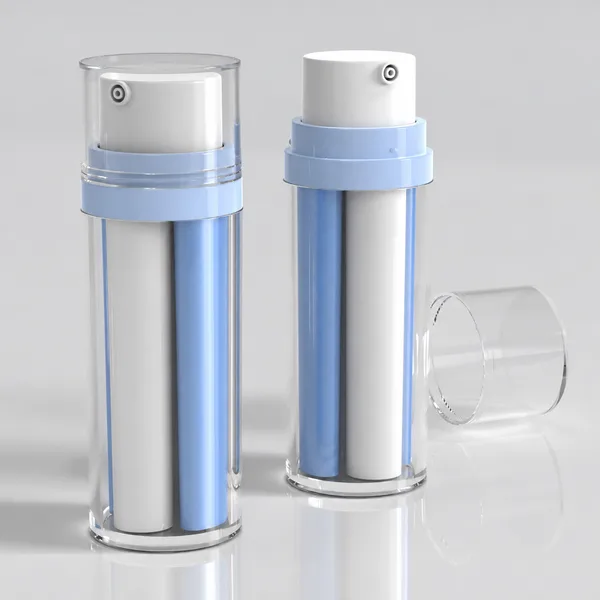 Çift Hazneli PETG Pompalı Şişe – 40 ml