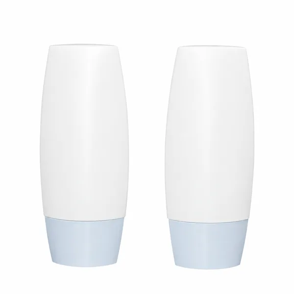Kavisli Gövdeli Oval PE Güneş Kremi Şişesi – 50 ml