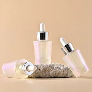Sedef Görünümlü Cam Damlalıklı Şişe – 30 ml